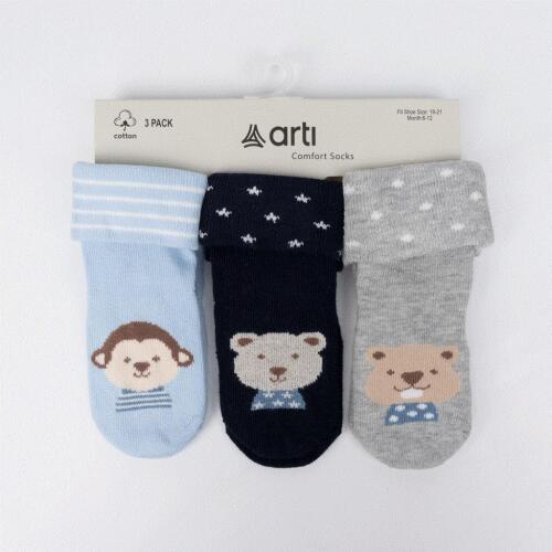 Egon 3'lü Erkek Bebek Soket - 1