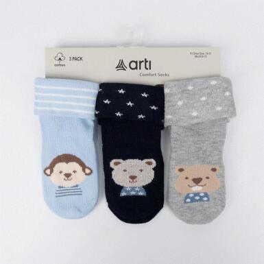 Egon 3'lü Erkek Bebek Soket - ARTI