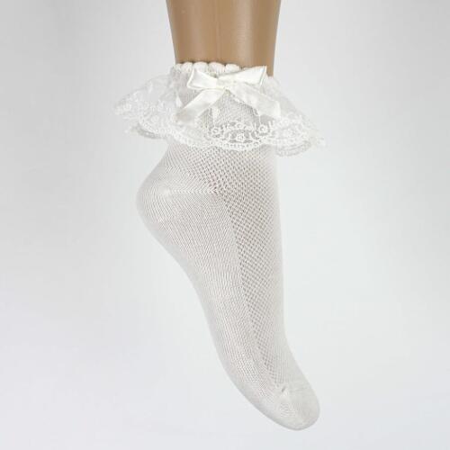 Toptan Ada Aksesuarlı Kız Çocuk Soket Çorap - 2