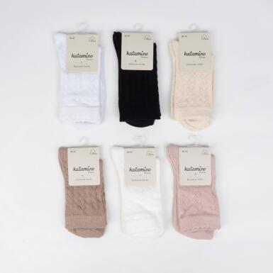 Toptan Adalı Kadın File Soket Çorap - 6