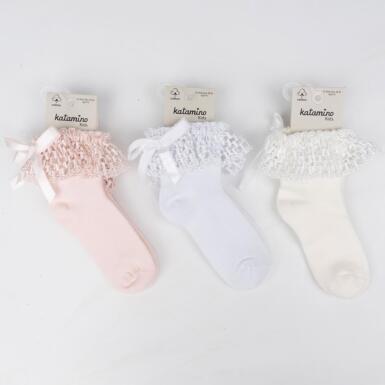 Toptan Agnes Aks Kız Soket Çorap - KATAMİNO (1)