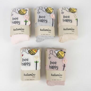 Toptan Ahude Aks Bebek Külotlu Çorap - 1