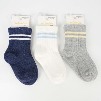 Toptan Albay Erkek Bebek Soket Çorap - ARTI
