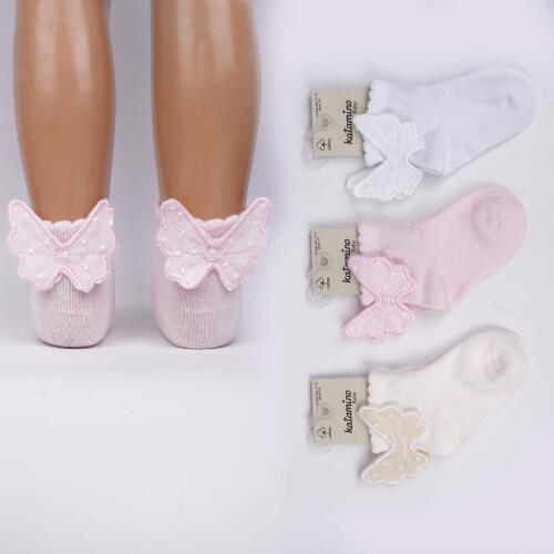 Toptan Algos Aks. Kız Bebek Soket Çorap - 1