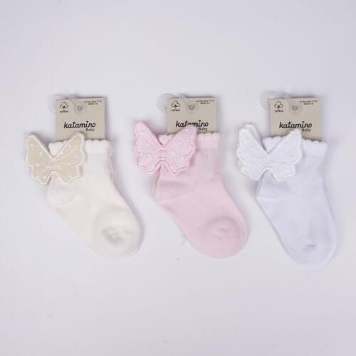 Toptan Algos Aks. Kız Bebek Soket Çorap - 2