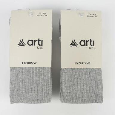 Toptan Alona Düz Kız Çocuk Külotlu Çorap 1-5 - 25