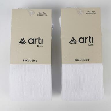 Toptan Alona Düz Kız Çocuk Külotlu Çorap 1-5 - 24