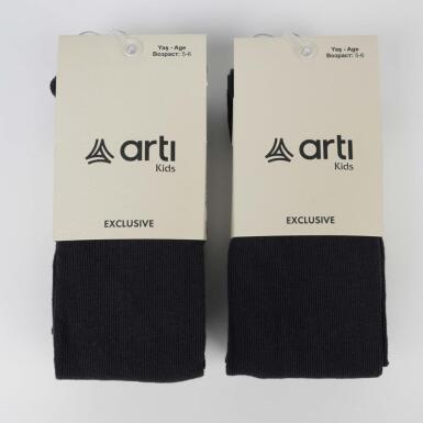 Toptan Alona Düz Kız Çocuk Külotlu Çorap 1-5 - 18