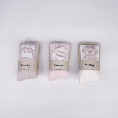 Toptan Altun Kız Bebek Külotlu Çorap - 2