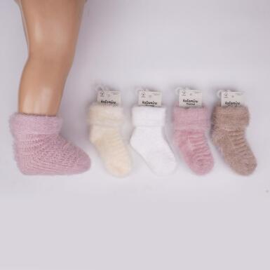Toptan Alyosa Kız Bebek Havlu Soket Çorap - KATAMİNO