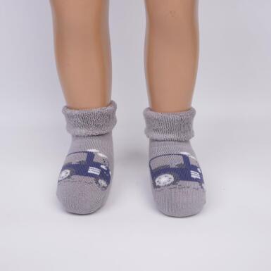 Toptan Alzer Havlu Erkek Bebek Soket Çorap - 4
