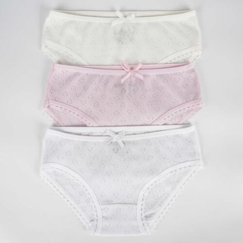 Toptan Amanda Kız Çocuk 3'lü Slip Çamaşır - 2