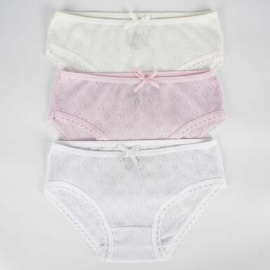 Toptan Amanda Kız Çocuk 3'lü Slip Çamaşır - KATAMİNO (1)
