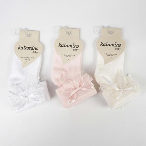 Toptan Anahid Aks Kız Bebek Soket Çorap - 1