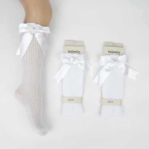 Toptan Anora Aks. Kız File Golf Çorap - 1