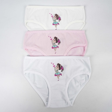 Toptan Anserli 3 Lü Kız Slip - 2