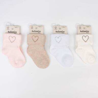 Toptan Arveles Aks. Kız Bebek Soket Çorap - 3