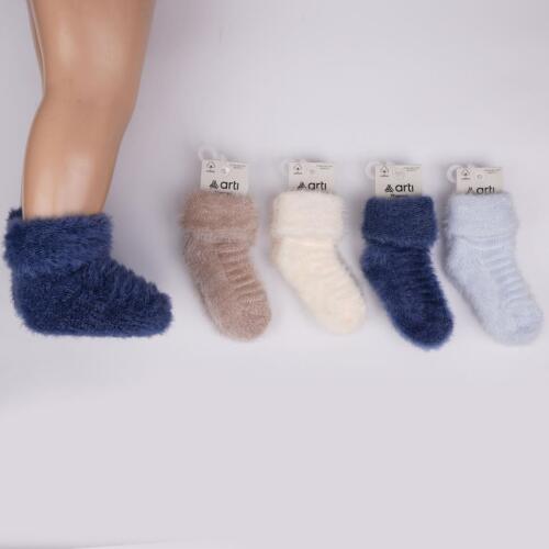 Toptan Aslan Erkek Bebek Havlu Soket Çorap - 1