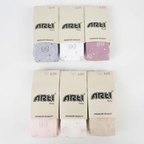 Toptan Aslı Kız Bebek Külotlu Çorap - 1