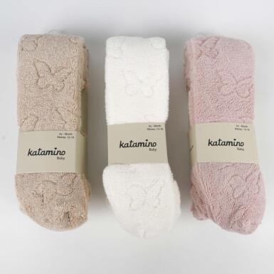 Toptan Asu Kız Bebek Havlu Külotlu Çorap - KATAMİNO (1)