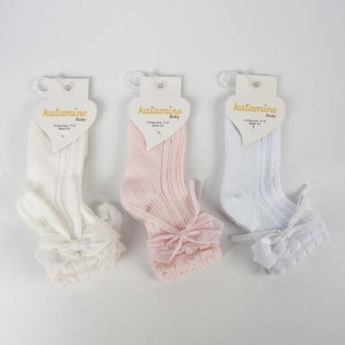 Toptan Aylina Aks File Bebek Soket Çorap - KATAMİNO