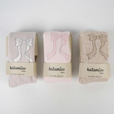 Toptan Barfi Kız Bebek Külotlu Çorap - 1