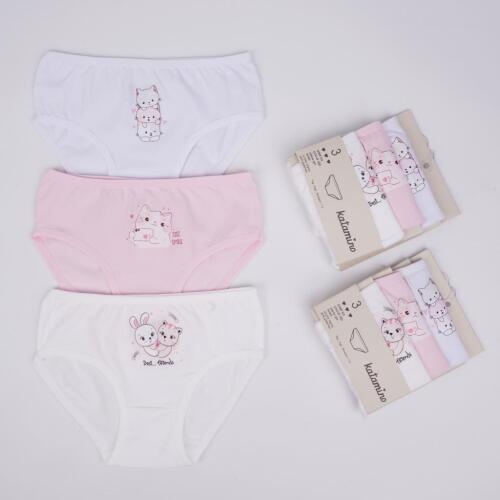 Toptan Bebişko Kız 3'lü Slip - 1