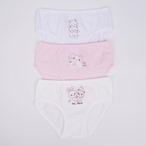 Toptan Bebişko Kız 3'lü Slip - 2
