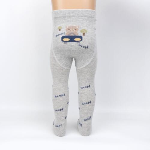 Toptan Beep Erkek Bebek Popo Desenli Külotlu Çorap - 2