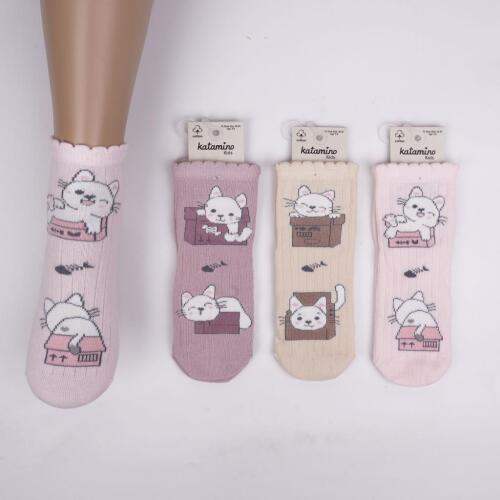 Toptan Begüm Kız Soket Çorap - 1