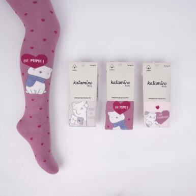 Toptan Bemine Kız Külotlu Çorap - KATAMİNO