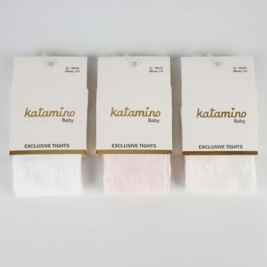 Toptan Betty Desenli İnce Kız Bebek Külotlu Çorap - KATAMİNO