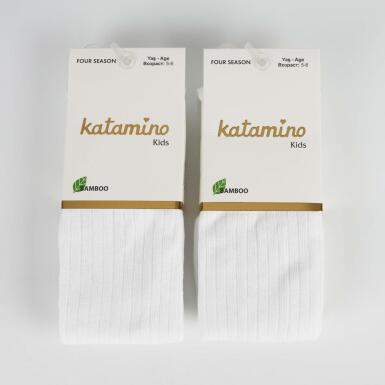 Toptan Beyza Kız Çocuk Bambu Külotlu Çorap - 3