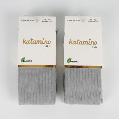 Toptan Beyza Kız Çocuk Bambu Külotlu Çorap - 4