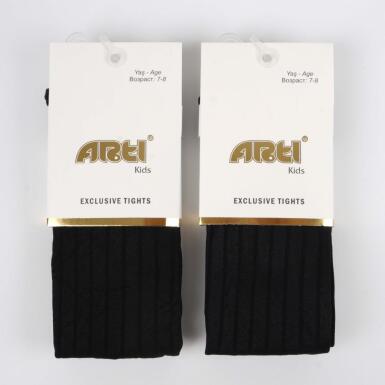 Toptan Bikay Derbili Kız Çocuk Külotlu Çorap - 3