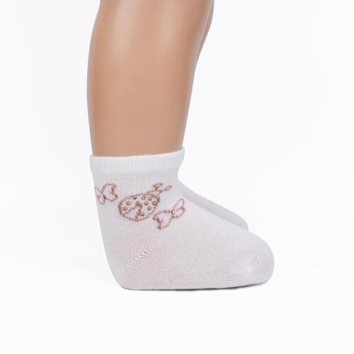 Toptan Birdy Aks Kız Bebek Soket Çorap - 1
