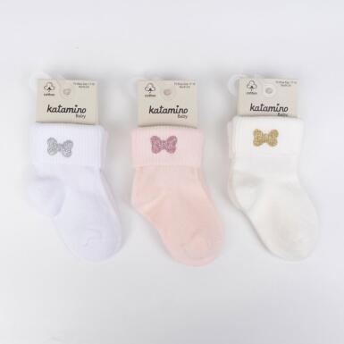 Toptan Bonibon Aks. Kız Bebek Soket Çorap - 4