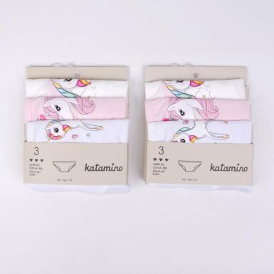 Toptan Bubilo Kız 3'lü Slip - 3