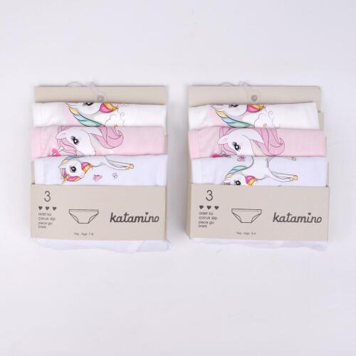 Toptan Bubilo Kız 3'lü Slip - 3