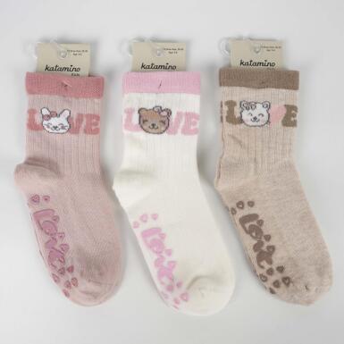Toptan Bumin Abs'li Kız Soket Çorap - KATAMİNO