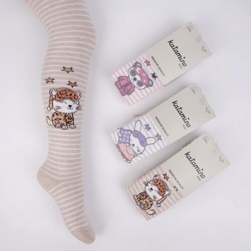 Toptan Cankız Kız Külotlu Çorap - 1