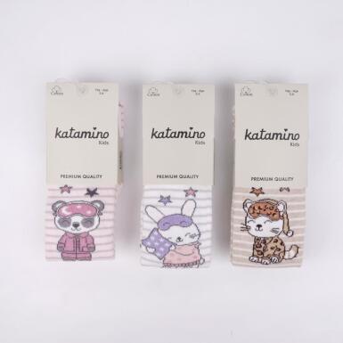 Toptan Cankız Kız Külotlu Çorap - 3