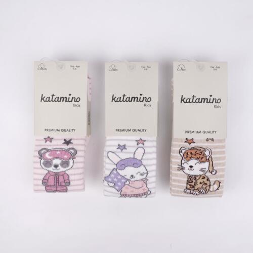 Toptan Cankız Kız Külotlu Çorap - 3