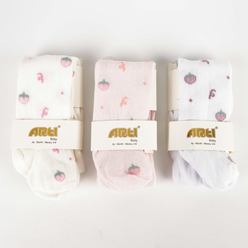 Toptan Celika Kız Bebek Külotlu Çorap