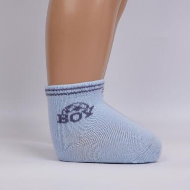 Toptan Cino 3'lü Erkek Bebek Soket Çorap - 2