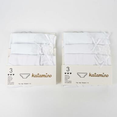 Toptan Classic Kız Çocuk 3'lü Slip Çamaşır - 3
