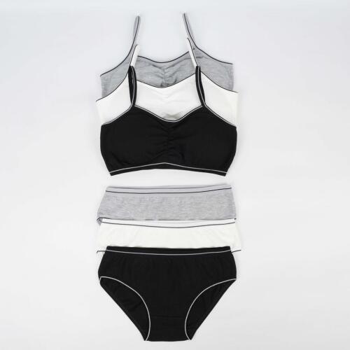 Toptan Darwin Kız Yarım Atlet Slip Takım - 1