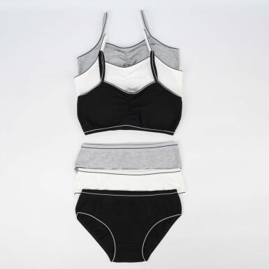 Toptan Darwin Kız Yarım Atlet Slip Takım - KATAMİNO