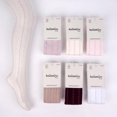 Toptan Dekap Kız Külotlu Çorap - KATAMİNO
