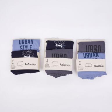 Toptan Denim Erkek 2'li Boxer - 4